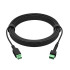 HP (POLY정품 공식판매처) Poly Studio A2 Black Cable Extender for Table Mic Male to Female Phoenix Connector 8M(26ft) [B42BDAA]